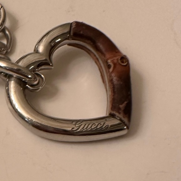 Gucci Authentic Bamboo Heart Bracelet - Picture 4 of 5